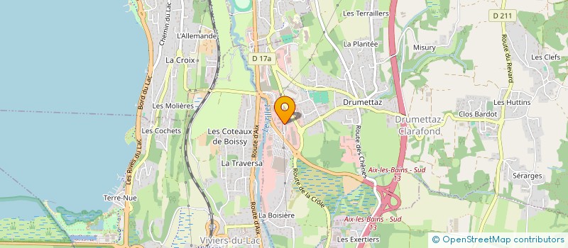 localisation de l'entreprise LE FROMAGER DE DRUMETTAZ à DRUMETTAZ-CLARAFOND