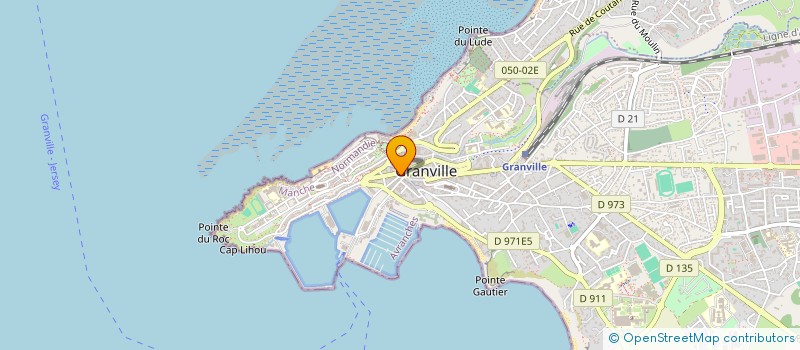 localisation de l'entreprise LE FROMAGER DE LA BAIE à GRANVILLE
