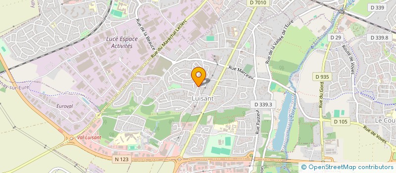 localisation de l'entreprise LE FROMAGER DE LUISANT à LUISANT
