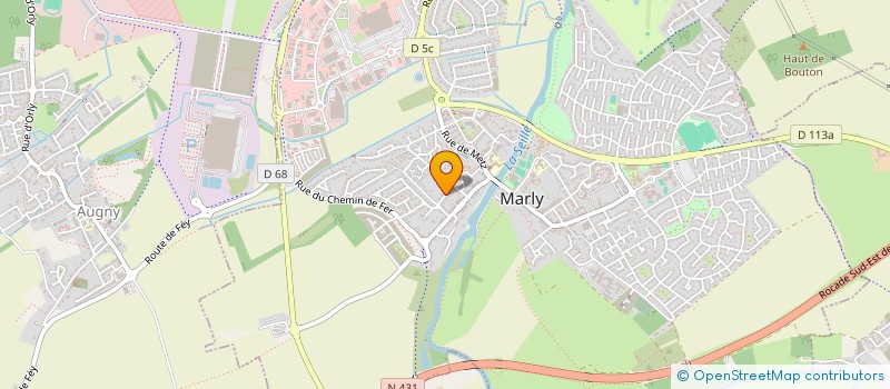 localisation de l'entreprise LE FROMAGER DE MARLY à MARLY