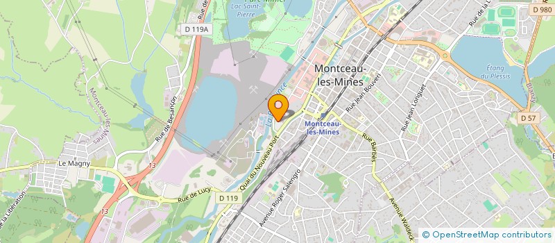 localisation de l'entreprise LE FROMAGER DE MONTCEAU à MONTCEAU-LES-MINES