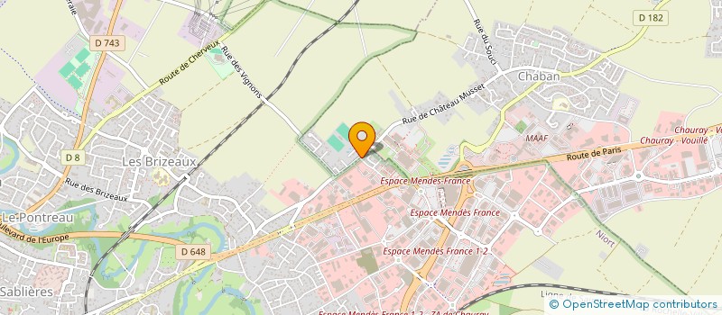 localisation de l'entreprise LE FROMAGER DE NIORT à NIORT