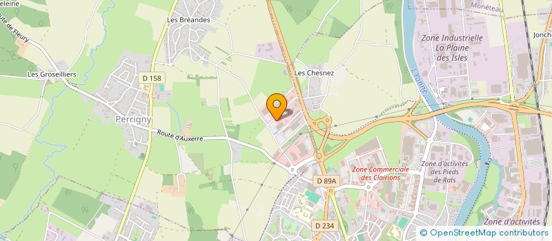 localisation de l'entreprise LE FROMAGER DE PERRIGNY à PERRIGNY