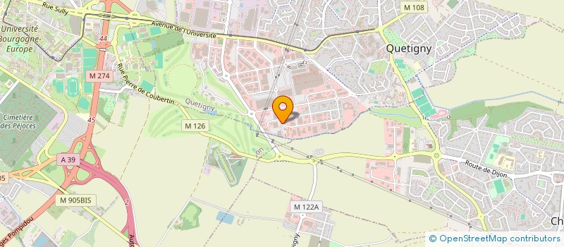 localisation de l'entreprise LE FROMAGER DE QUETIGNY à QUETIGNY