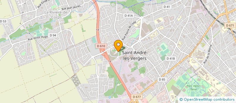 localisation de l'entreprise LE FROMAGER DE SAINT ANDRE LES VERGERS à SAINT-ANDRE-LES-VERGERS