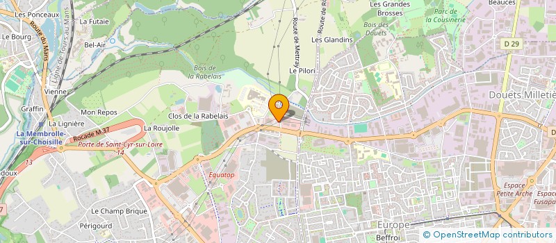 localisation de l'entreprise LE FROMAGER DE SAINT CYR SUR LOIRE à SAINT-CYR-SUR-LOIRE