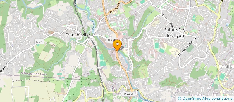 localisation de l'entreprise LE FROMAGER DE SAINTE FOY à SAINTE-FOY-LES-LYON