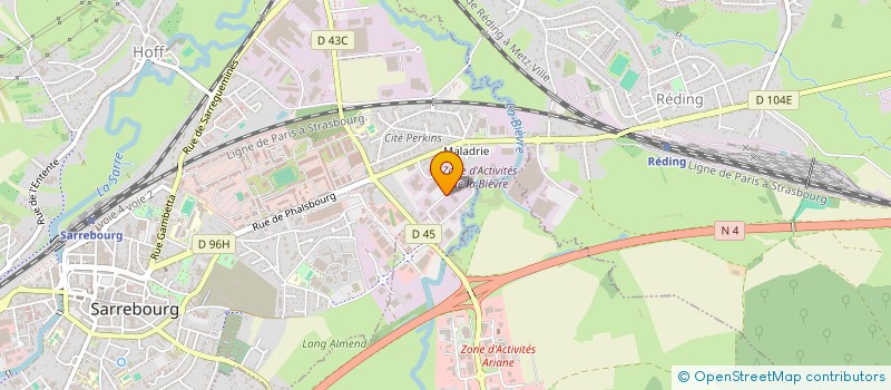 localisation de l'entreprise LE FROMAGER DE SARREBOURG à SARREBOURG