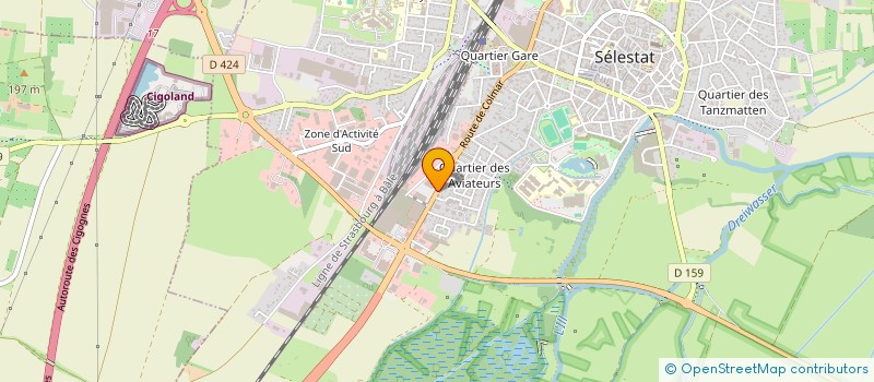 localisation de l'entreprise LE FROMAGER DE SELESTAT à SELESTAT