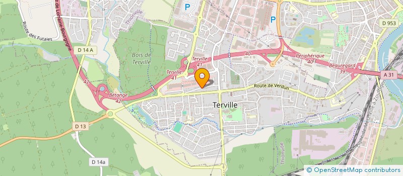 localisation de l'entreprise LE FROMAGER DE TERVILLE  TERVILLE