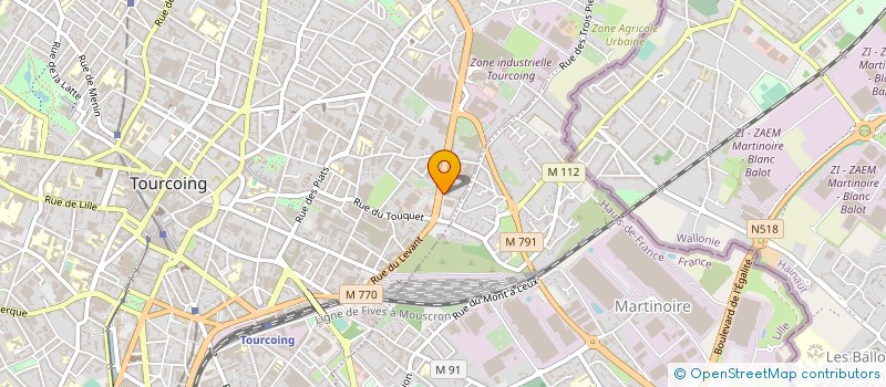 localisation de l'entreprise LE FROMAGER DE TOURCOING à TOURCOING