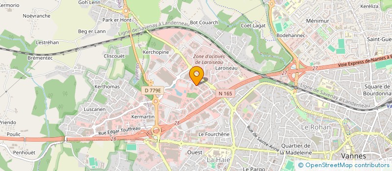 localisation de l'entreprise LE FROMAGER DE VANNES à VANNES