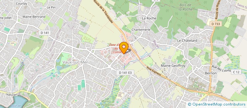 localisation de l'entreprise LE FROMAGER DE VAUX SUR MER à VAUX-SUR-MER