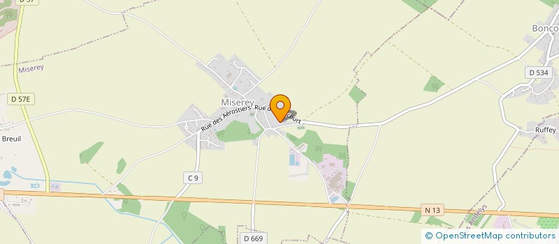 localisation de l'entreprise LE FROMAGER DE VIEIL EVREUX à LE VIEIL-EVREUX