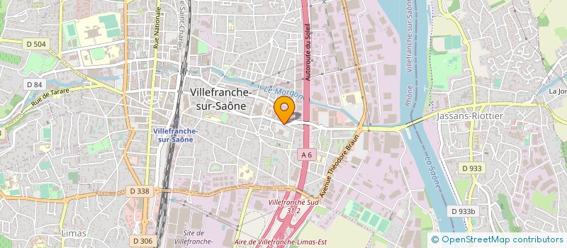 localisation de l'entreprise LE FROMAGER DE VILLEFRANCHE  VILLEFRANCHE-SUR-SAONE