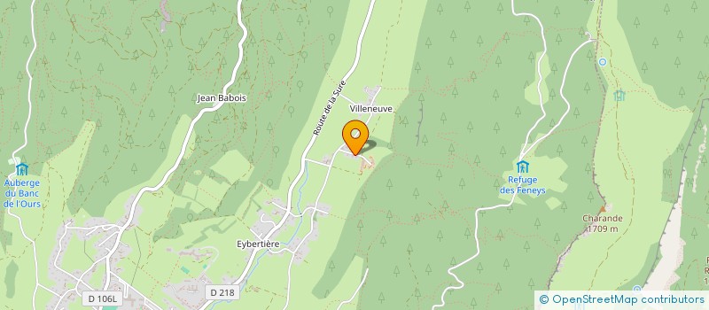 localisation de l'entreprise LE FROMAGER DES PLATEAUX DU VERCORS  AUTRANS-MEAUDRE EN VERCORS