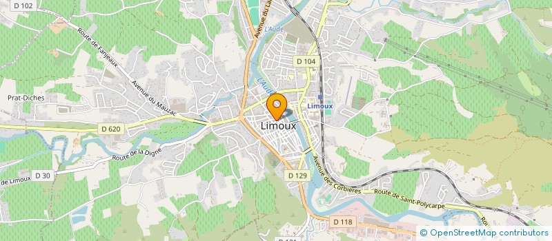 localisation de l'entreprise LE FROMAGER DU COIN à LIMOUX