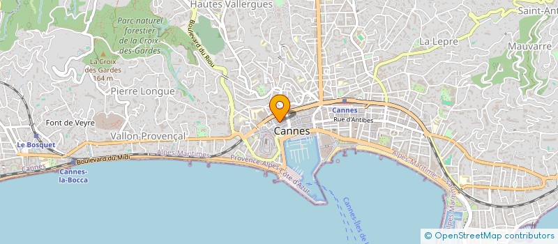 localisation de l'entreprise LE FROMAGER GOURMET à CANNES