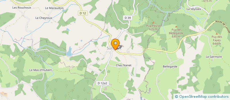 localisation de l'entreprise LE FROMAGER NEUVICOIS à NEUVIC-ENTIER