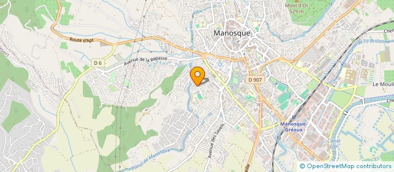 localisation de l'entreprise LE FROMETON à MANOSQUE