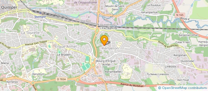 localisation de l'entreprise LE FRONT SOLIDAIRE à QUIMPER