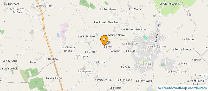 localisation de l'entreprise LE FROS IMMOBILIER  LAMBALLE-ARMOR