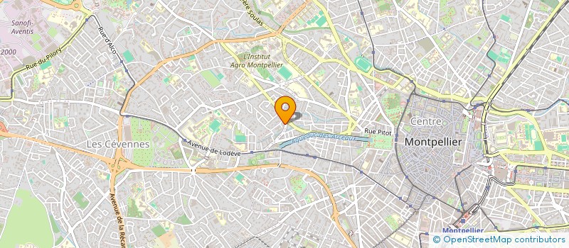 localisation de l'entreprise LE FRUIT DEFENDU à MONTPELLIER