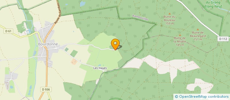 localisation de l'entreprise LE FRUIT DU HASARD  BOURDONNE