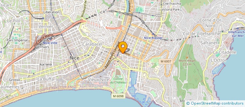 localisation de l'entreprise LE FRUIT DU HASARD  NICE