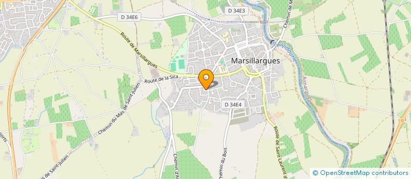 localisation de l'entreprise LE FRUIT DU JARDIN à MARSILLARGUES