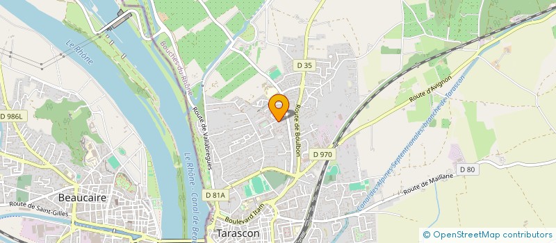 localisation de l'entreprise LE FRUIT DU TRAVAIL à TARASCON