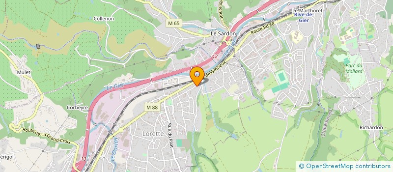 localisation de l'entreprise LE FRUITIER  LORETTE