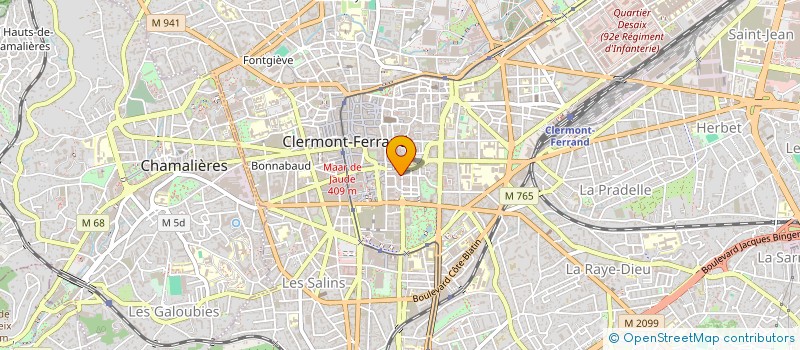 localisation de l'entreprise LE FRUITIER DE BALLAINVILLIERS à CLERMONT-FERRAND