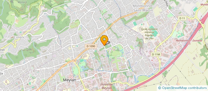 localisation de l'entreprise LE FRUITIER DE L'HERMITAGE  MEYLAN