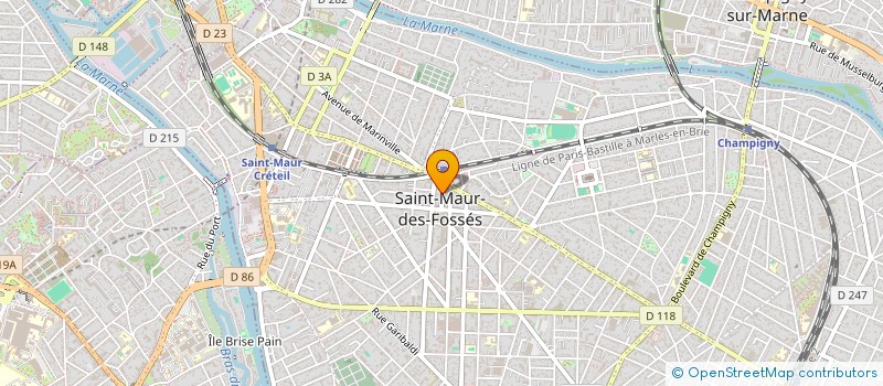 localisation de l'entreprise LE FRUITIER DE LA MAIRIE à SAINT-MAUR-DES-FOSSES