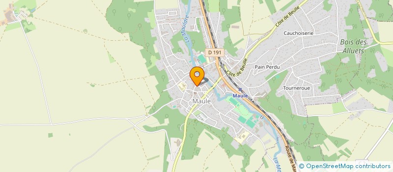 localisation de l'entreprise LE FRUITIER DE MAULE à MAULE