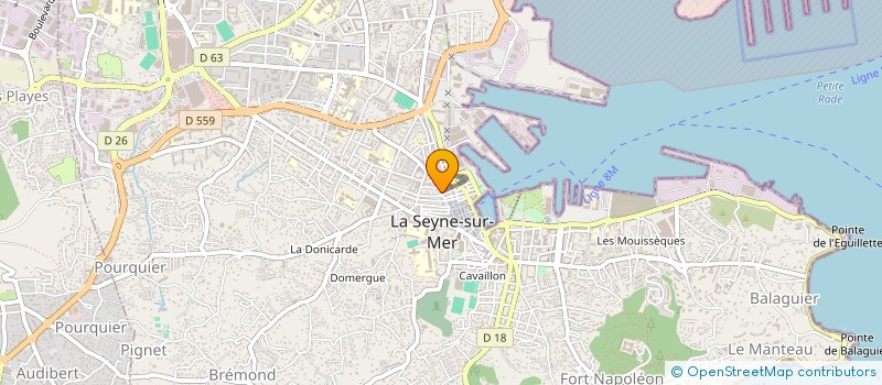 localisation de l'entreprise LE FUGU à LA SEYNE-SUR-MER