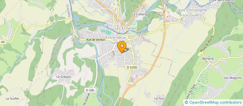 localisation de l'entreprise LE FUMERON  SAINT-PIERRE-DE-CHARTREUSE