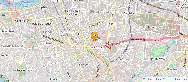 localisation de l'entreprise LE FUMOIR  MARSEILLE