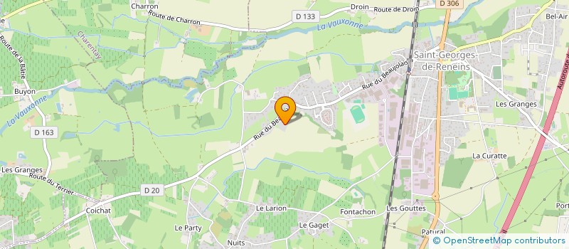localisation de l'entreprise LE FUMOIR DE BOISFRANC à SAINT-GEORGES-DE-RENEINS