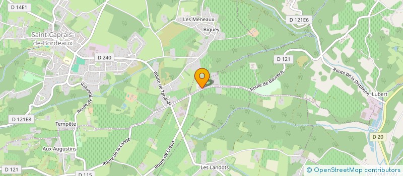 localisation de l'entreprise LE FUMOIR DE LATRESNE  SAINT-GENES-DE-LOMBAUD