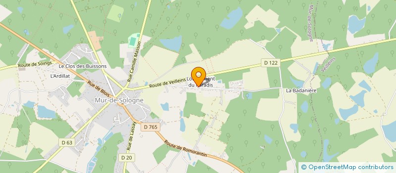 localisation de l'entreprise LE FUMOIR DE SOLOGNE à MUR-DE-SOLOGNE