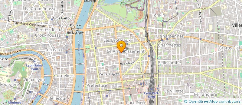 localisation de l'entreprise LE FUN à LYON 6EME