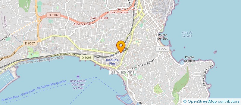 localisation de l'entreprise LE FUN CLUB à ANTIBES