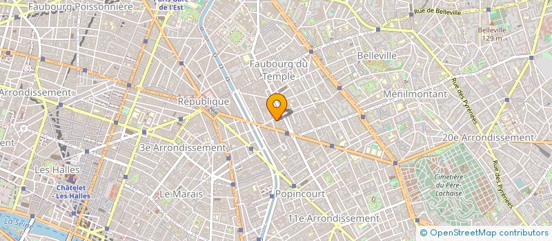 localisation de l'entreprise LE FUNAMBULE LIVRES ANCIENS ET MODERNES  PARIS