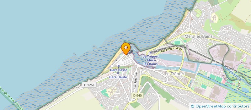 localisation de l'entreprise LE FUNICULAIRE  LE TREPORT