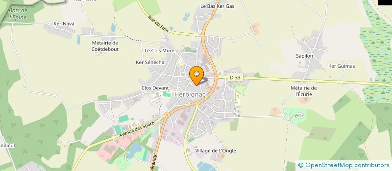 localisation de l'entreprise LE FUSAIN à HERBIGNAC