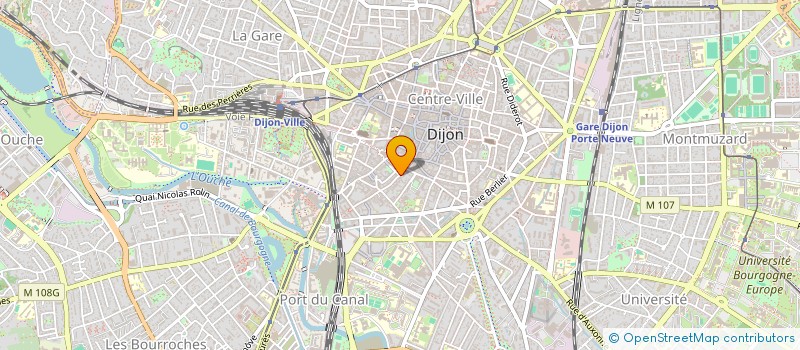 localisation de l'entreprise LE FUSEAU HORAIRE  DIJON