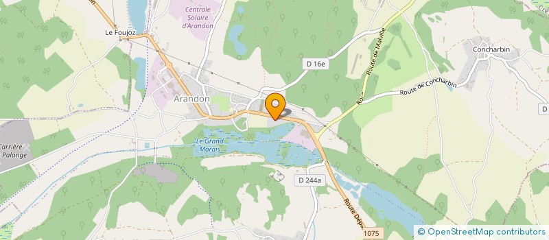 localisation de l'entreprise LE FUTUR  ARANDON-PASSINS