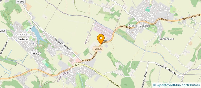 localisation de l'entreprise LE FUTUR  DREMIL-LAFAGE